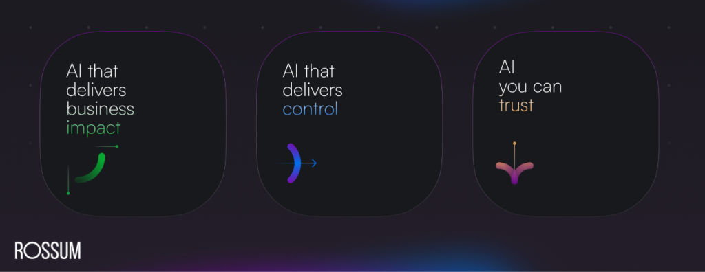 Benefits of Rossum Aurora Benefits of Rossum Aurora: AI that delivers business impact, AI that delivers control, and most importantly, AI you can trust.