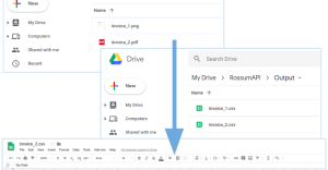 How to automatically read data from invoices using Rossum API: an example with Google Drive