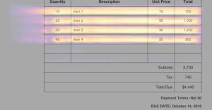 Update on Rossum's line item extraction from invoices