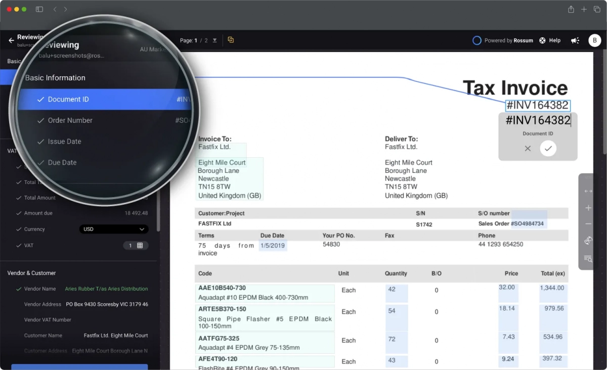 Intelligent OCR - continuous learning