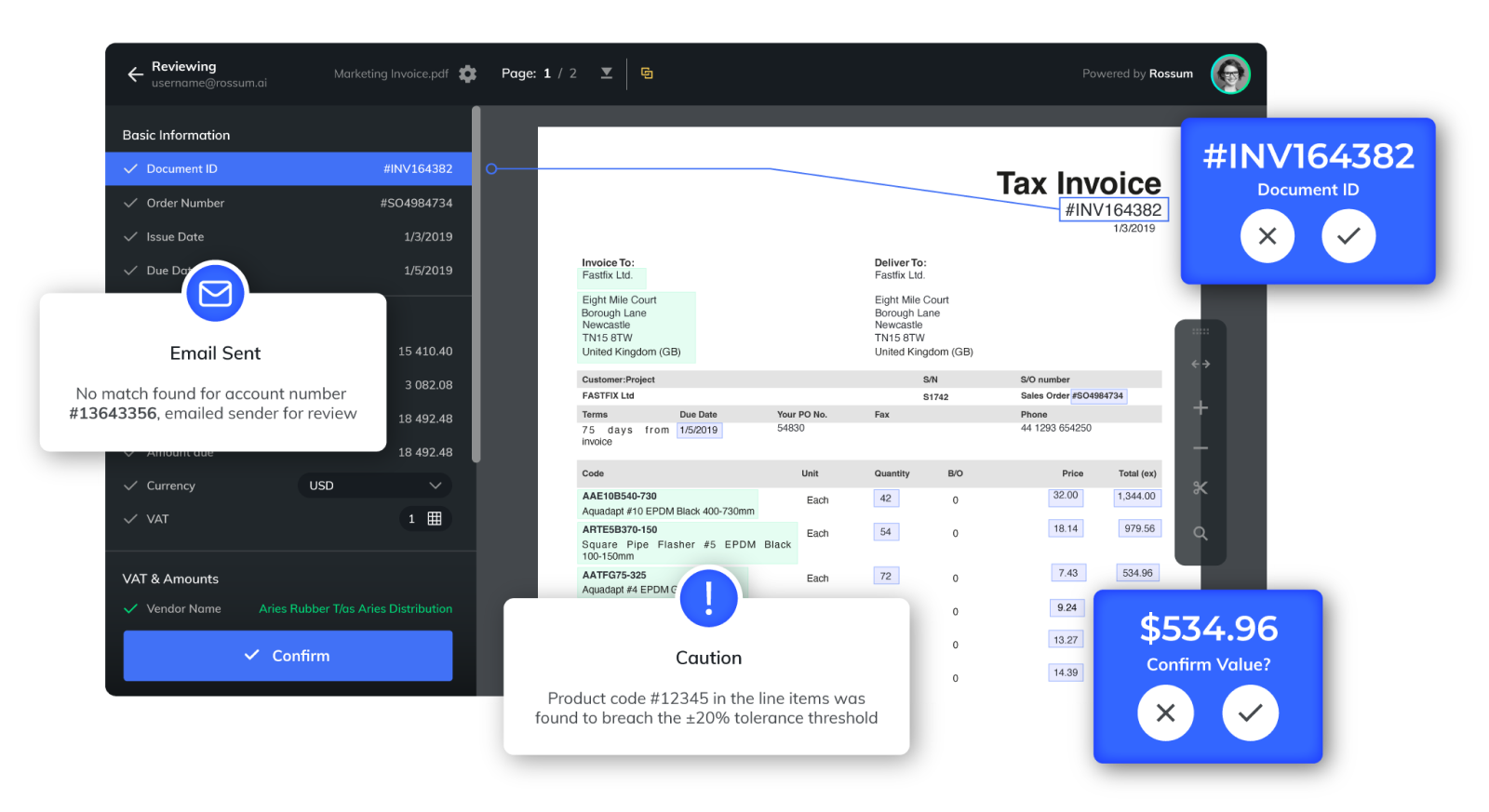 Invoice processing automation with real AI