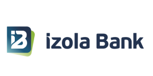 Izola Bank logo centered