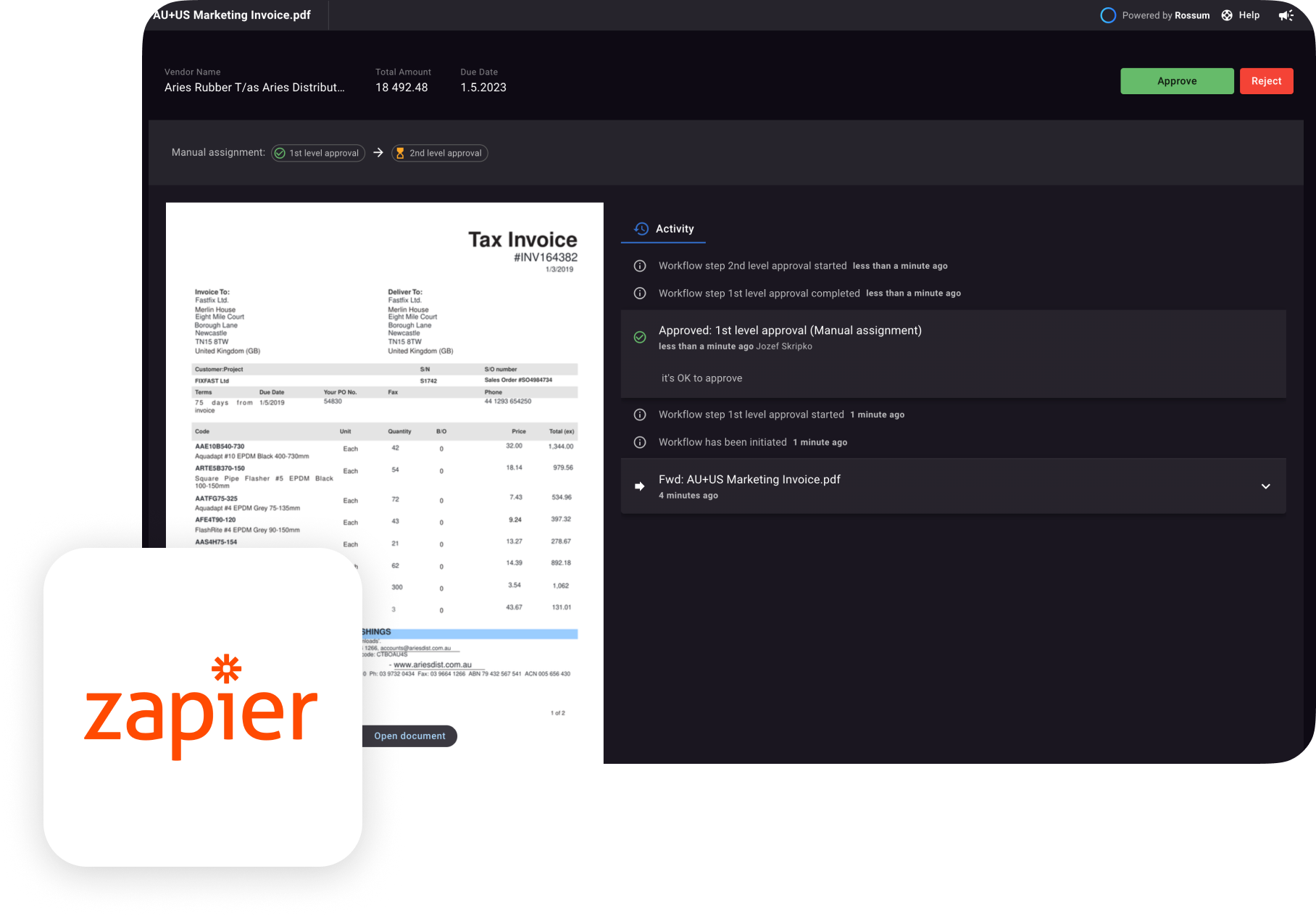 Zapier integration