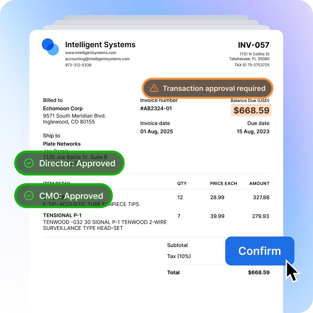 automate approvals for advanced accuracy