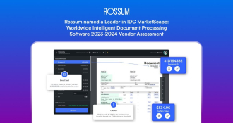 Rossum named a Leader in IDC MarketScape: Worldwide Intelligent Document Processing Software 2023-2024 Vendor Assessment