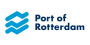 port of rotterdam logo centered on transportation and logistics automation page